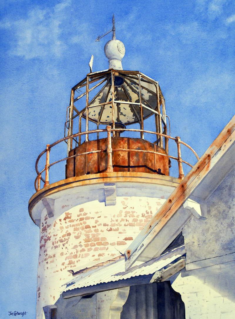 800x1086 Old Crookhaven Heads Lighthouse Watercolor Painting Watercolors - Lighthouse Watercolor Painting