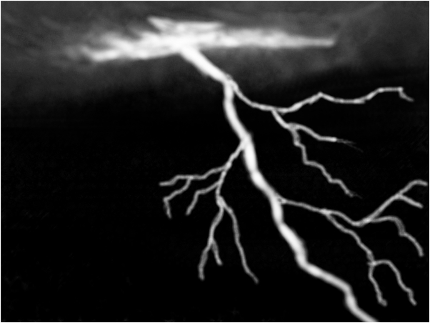 602x452 Lighting Bolt - Lightning Bolt Painting