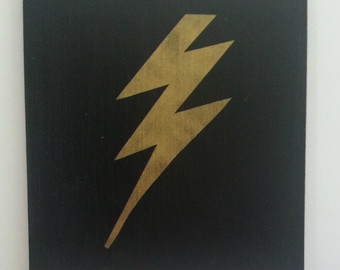 340x270 Hope Ardizzone On Etsy - Lightning Bolt Painting