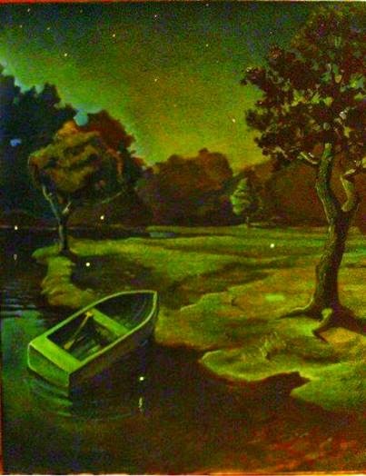 403x524 My Morning Cup Little Lightning Bug - Lightning Bug Painting