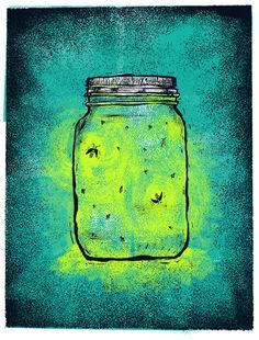 236x310 Lightning Bug Painting - Lightning Bug Painting