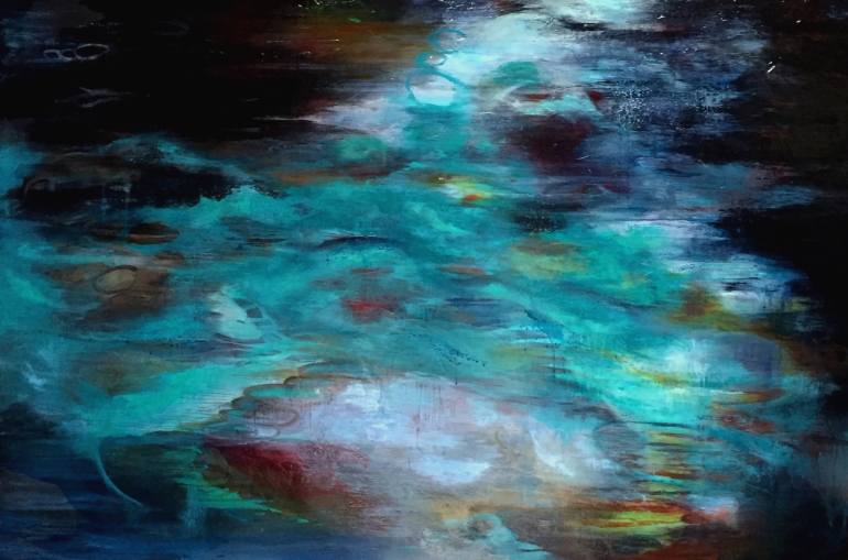 770x509 Saatchi Art Cox Bay Beach Series - Lightning Storm Painting