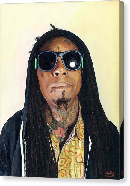 434x622 Lil Wayne Painting By M M Green - Lil Wayne Painting