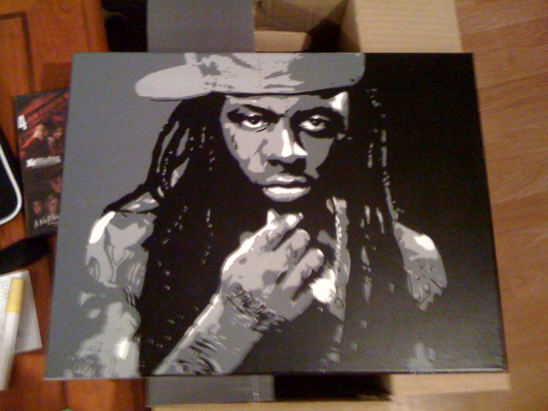 800x600 Lil Wayne By Apixdesign - Lil Wayne Painting