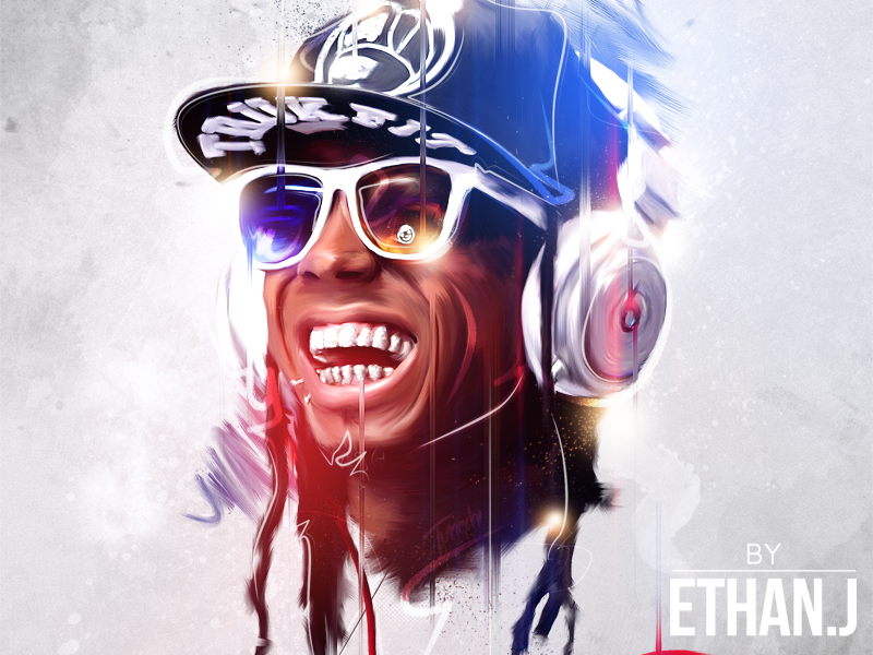 800x600 Paint Amp Illustrate - Lil Wayne Painting