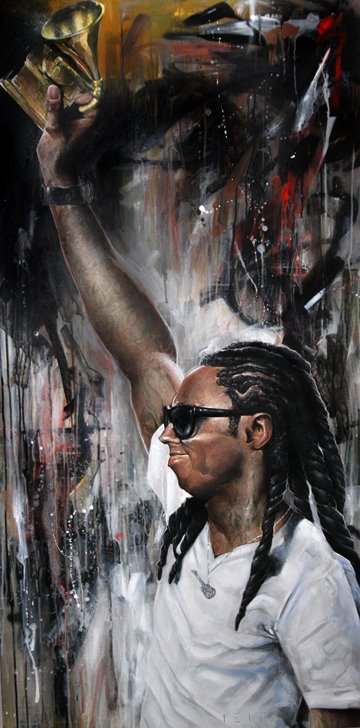 360x728 Vh1 Behind The Music Special Lil Wayne Speaker Tv Blog - Lil Wayne Painting