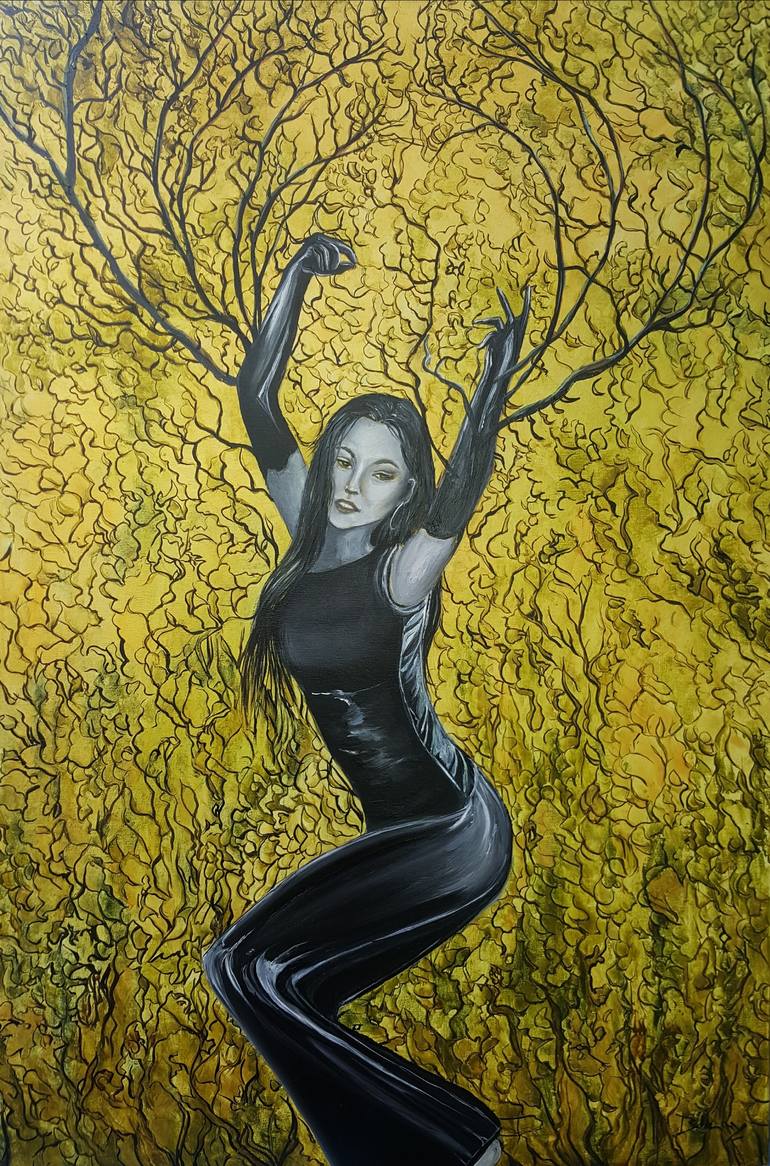 770x1166 Saatchi Art Lilith Painting By Christine Bleny - Lilith Painting