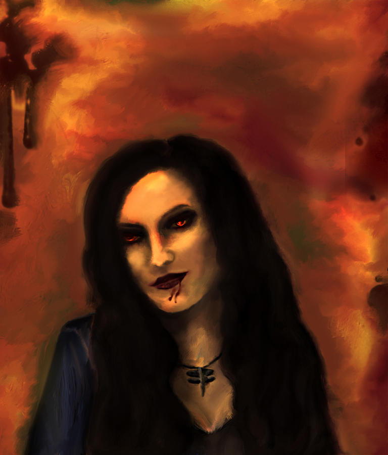 768x900 Lilith Painting By Persephone Artworks - Lilith Painting