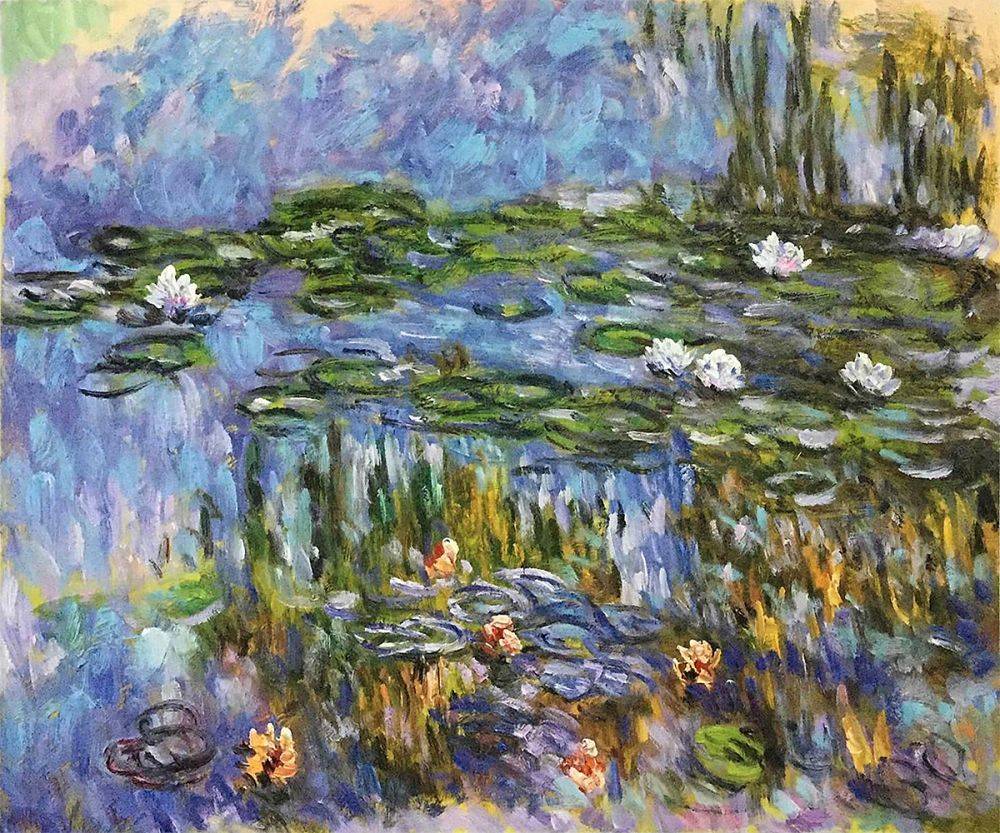 1000x833 Claude Monet, Water Lilies - Lillies Painting