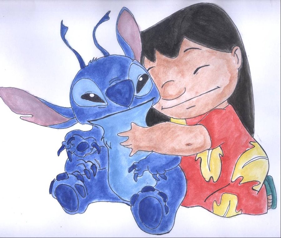 900x764 Lilo And Stitch Painting By Kairiyunaneko - Lilo And Stitch Painting