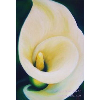 423x423 Fresh Linen - Lily Flower Painting