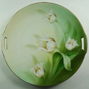 300x300 Vintage Rs Germany Lily Of The Valley Tulips Hand Painted 10 - Lily Of The Valley Painting