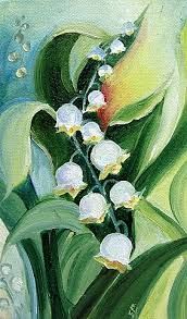 172x293 Pink Lily Of The Valley Perfume Bottle Signature Scents Series - Lily Of The Valley Painting