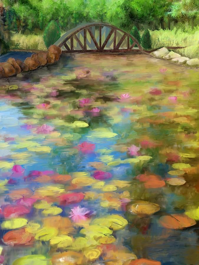 675x900 Lily Pad Painting - Lily Pad Painting