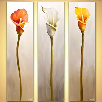 334x334 Painting - Lily Painting