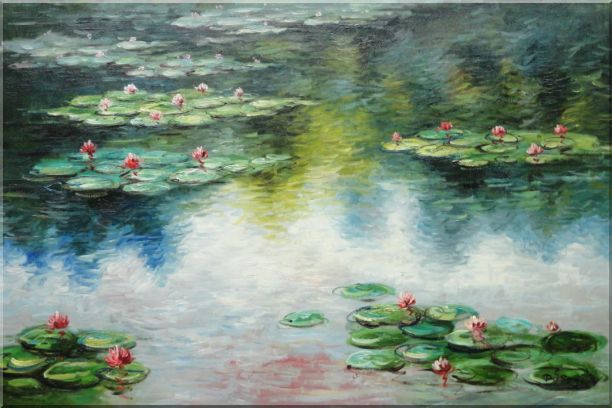 Lily Pond Painting at PaintingValley.com | Explore collection of Lily ...