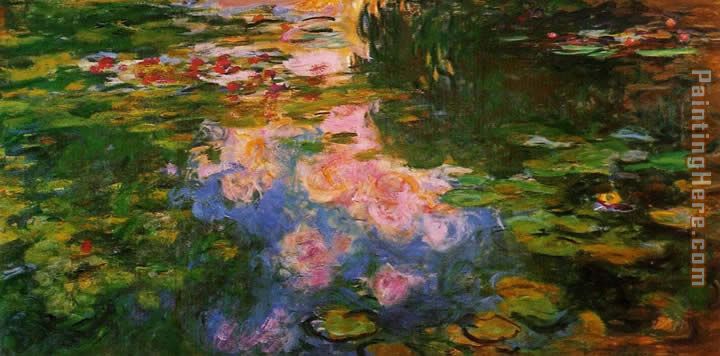 720x356 Claude Monet The Water Lily Pond 9 Painting Anysize 50% Off - Lily Pond Painting