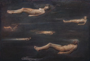 300x204 Limbo Painting By Odd Nerdrum - Limbo Painting