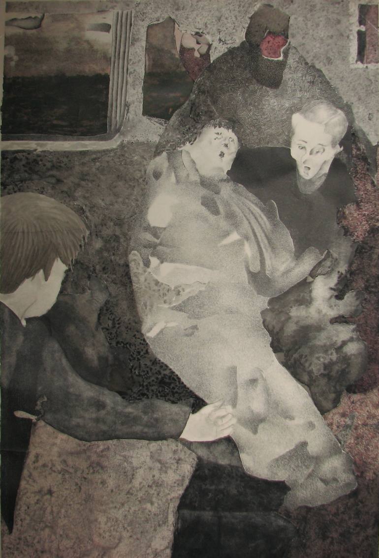 770x1135 Saatchi Art Descent Into Limbo Painting By Joe Stavec - Limbo Painting