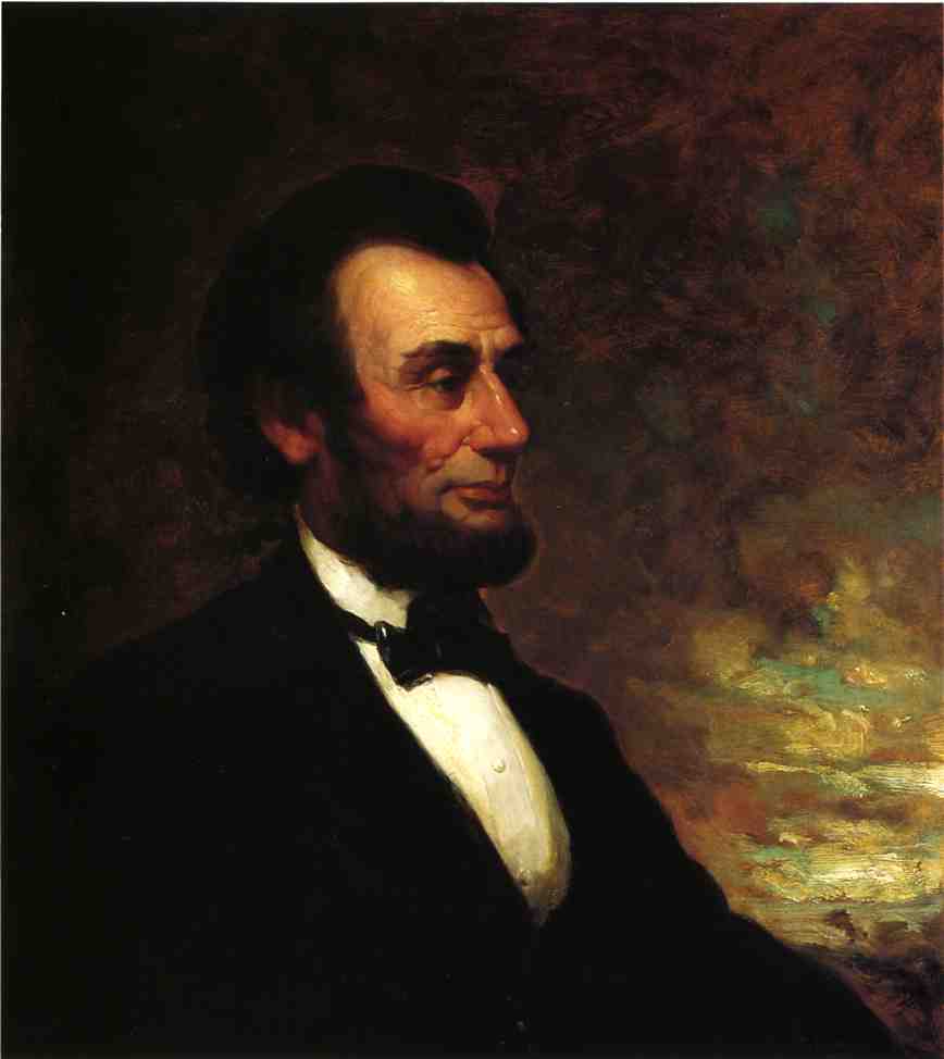 868x974 Portrait Of Abraham Lincoln Painting George Henry Story Oil - Lincoln Painting