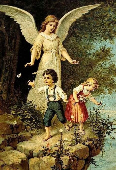 468x681 Have Always Loved This Painting Artculture - Lindberg Guardian Angel Painting