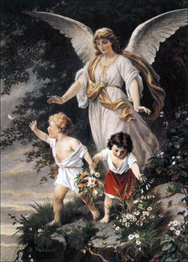 Lindberg Guardian Angel Painting At Explore