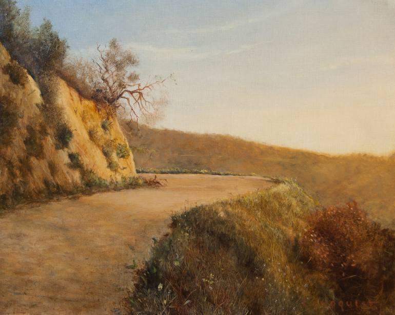 770x615 Saatchi Art Mulholland Trail Painting By Randy Lindquist - Lindquist Painting