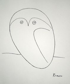 236x284 Pablo Picasso - Line Art Painting
