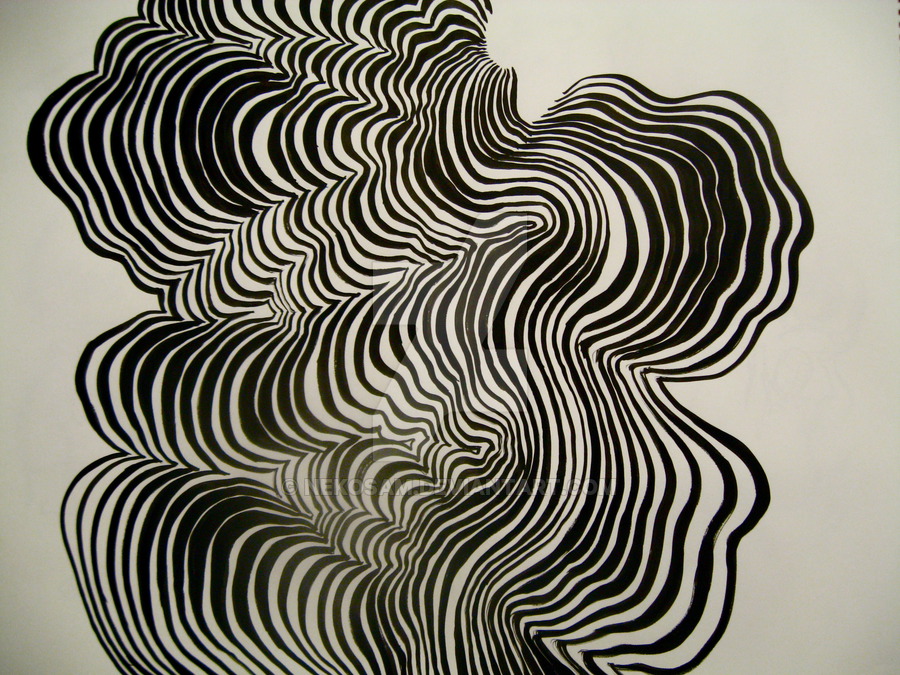 900x675 Line Painting By Nekosam - Line Painting