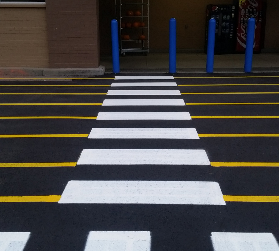 1152x1034 Parking Lot Painting Accumark - Line Painting