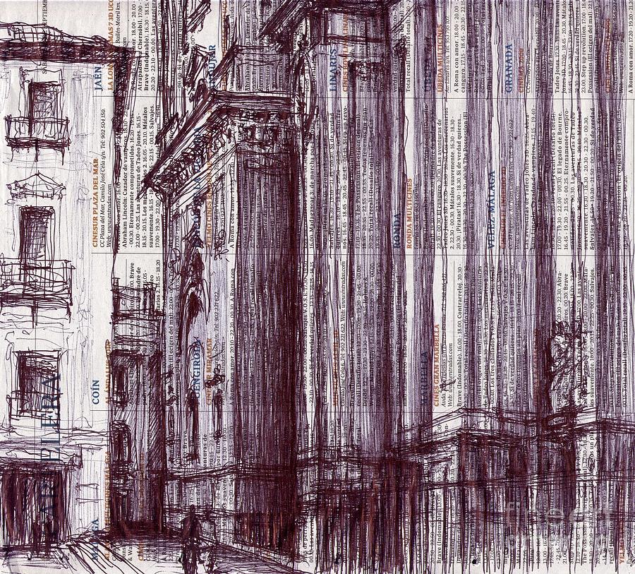 900x813 Daily Lines Painting By Line Arion - Line Painting