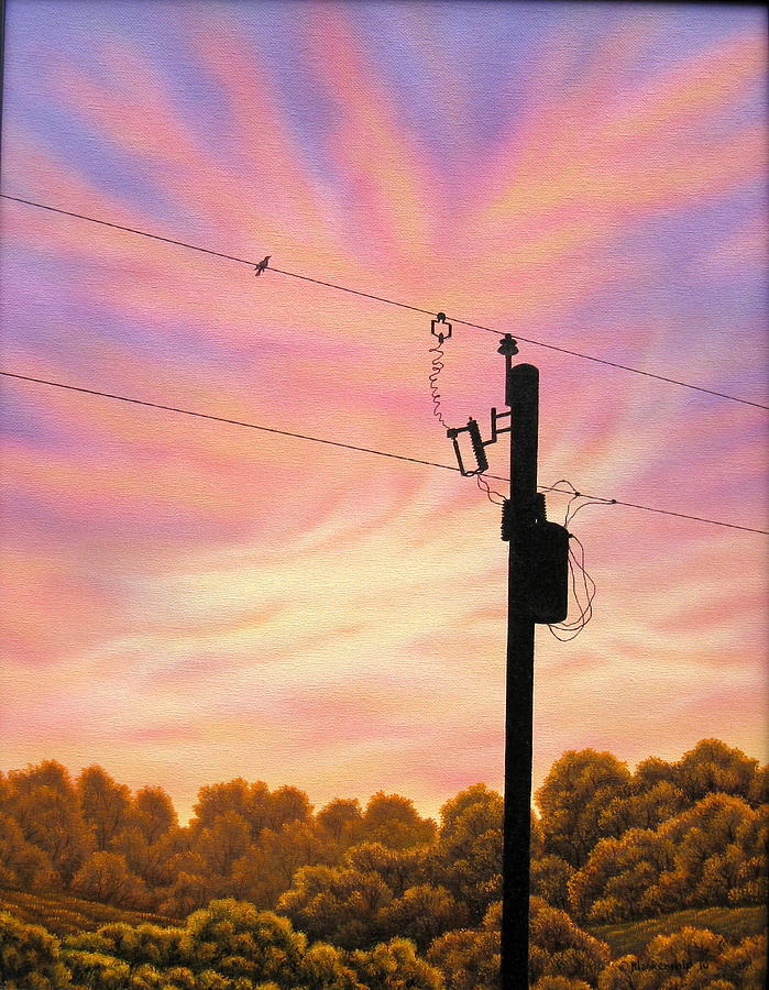 699x900 The Lineman Painting By Arley Blankenship - Lineman Painting