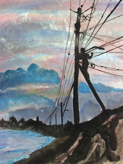 250x334 Exhibits Classes - Lineman Painting