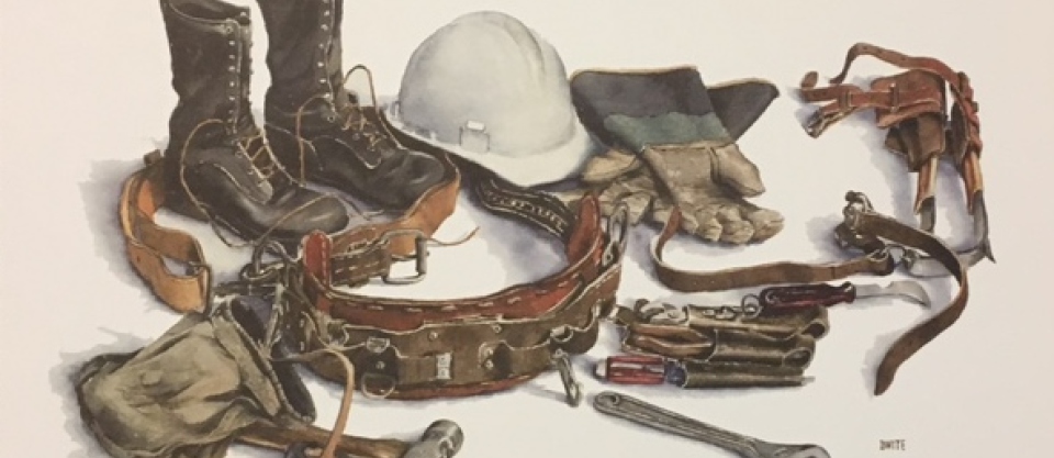 960x417 Kathleen Graham Gandy, Author - Lineman Painting