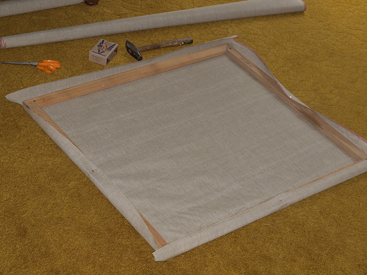 720x540 Lyn Alice, Oil Painting Process ~ Canvas Preparation - Linen Painting