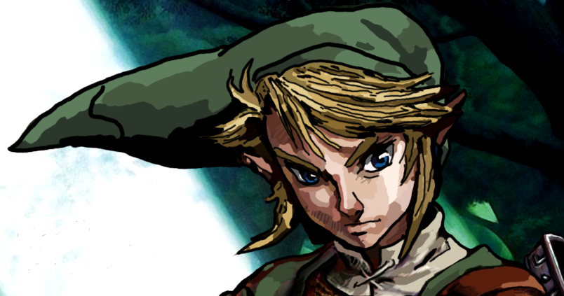 804x423 My First Link Painting By Vanessa28 - Link Painting