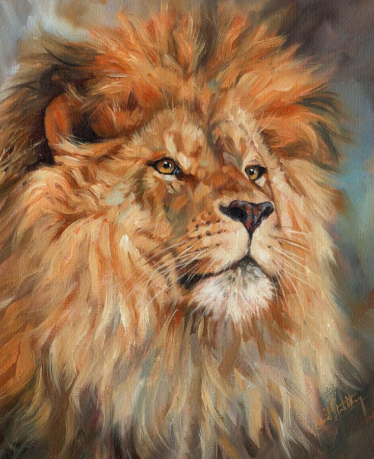 734x900 Lion Art Paintings Fine Art America - Lion Art Painting