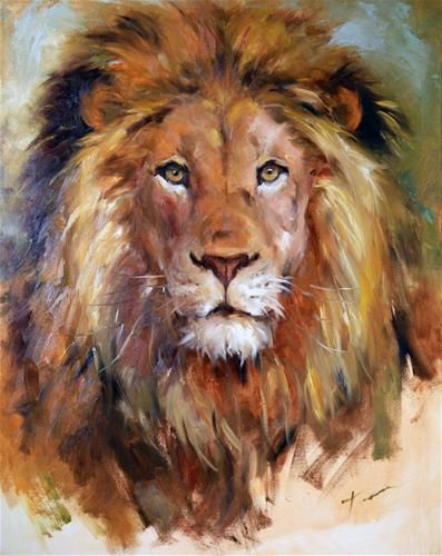 397x500 Melena De - Lion Art Painting