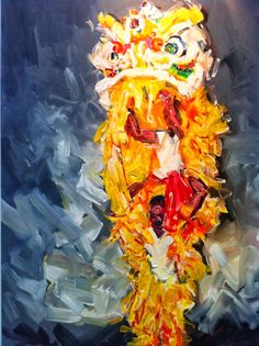 236x315 84 Best Lion Dance Images On Dragons, Chinese Art - Lion Dance Painting