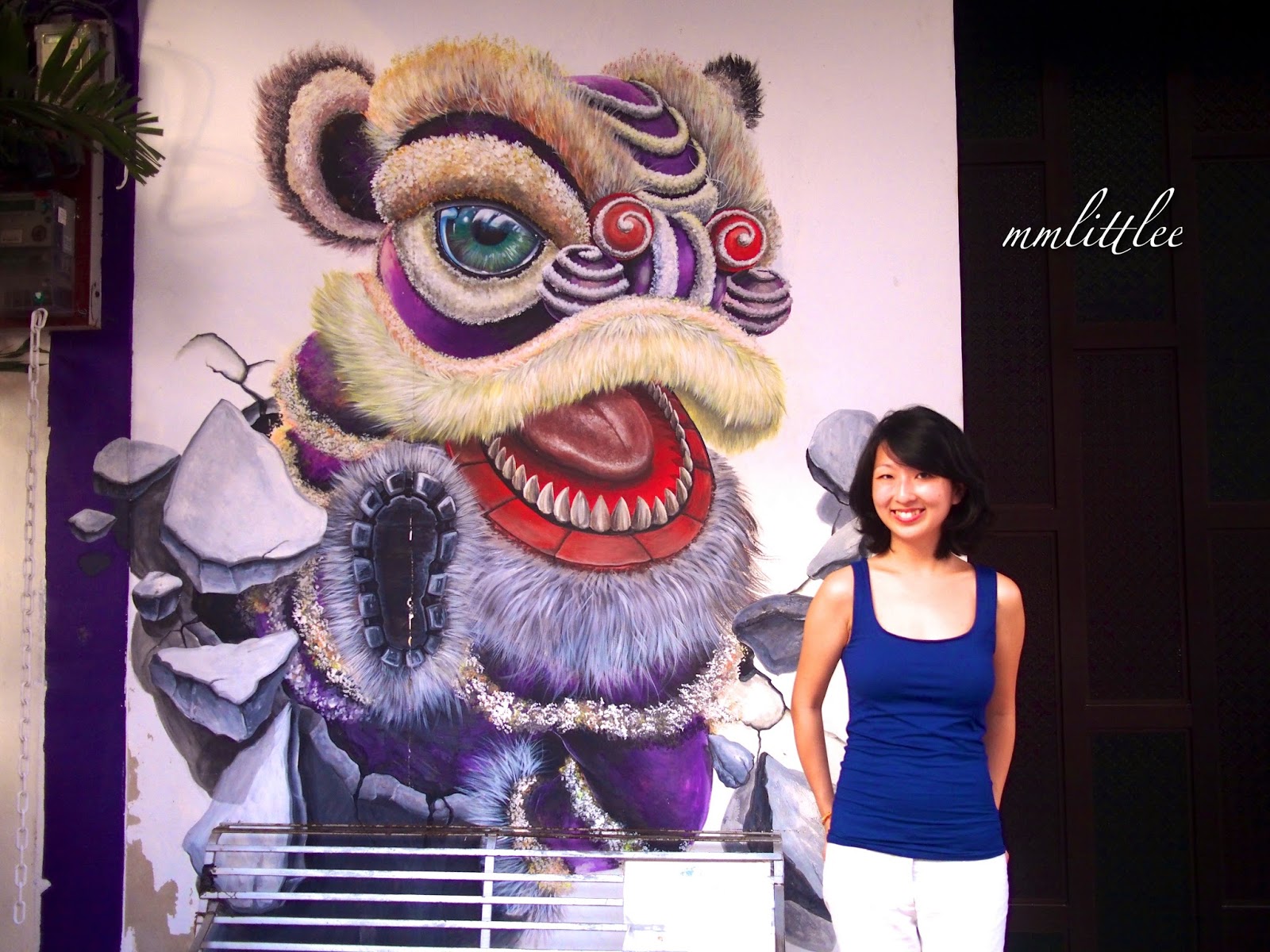 1600x1200 Street Art Of George Town, Penang A Million Little Echoes - Lion Dance Painting