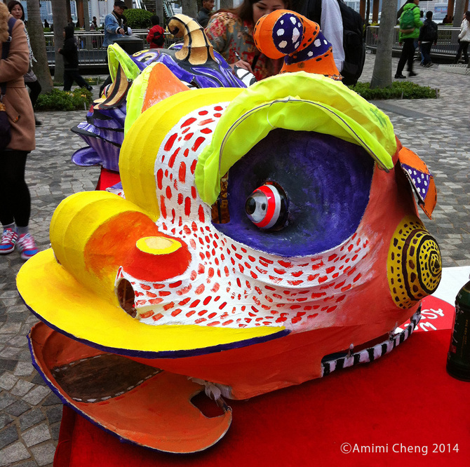 670x666 Art X Traditional Live Painting - Lion Dance Painting