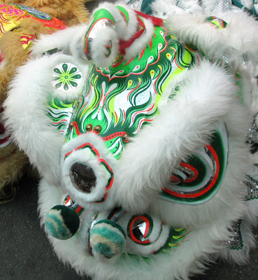 369x400 Caroline's Studio Chinese Lion Dance - Lion Dance Painting