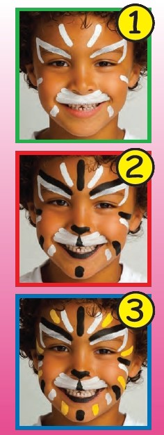 236x626 How To Craft Lion Face Painting - Lion Face Painting