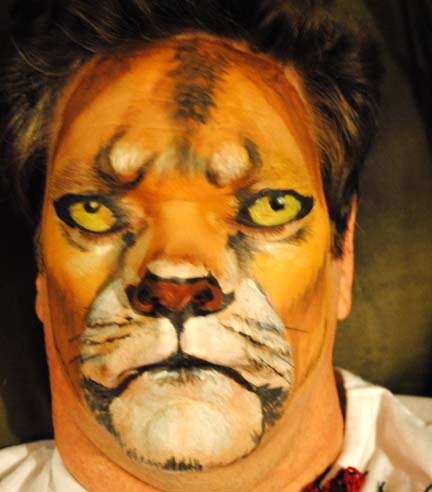432x492 Lion Face Paint By Saeriellyn - Lion Face Painting
