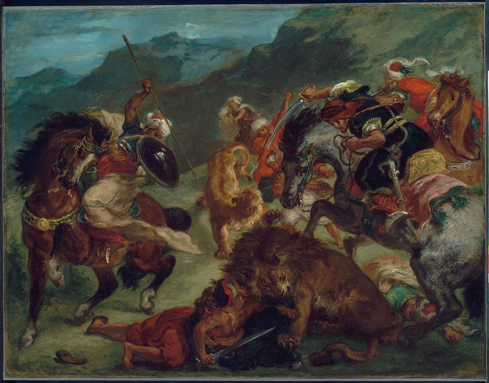 1600x1253 Lion Hunt Museum Of Fine Arts, Boston - Lion Hunt Painting