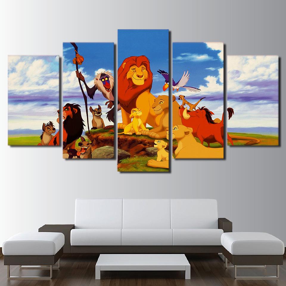 Lion King Canvas Painting