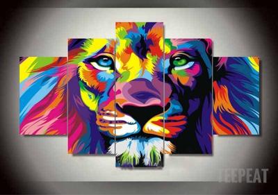 Lion King Canvas Painting at PaintingValley.com | Explore collection of ...