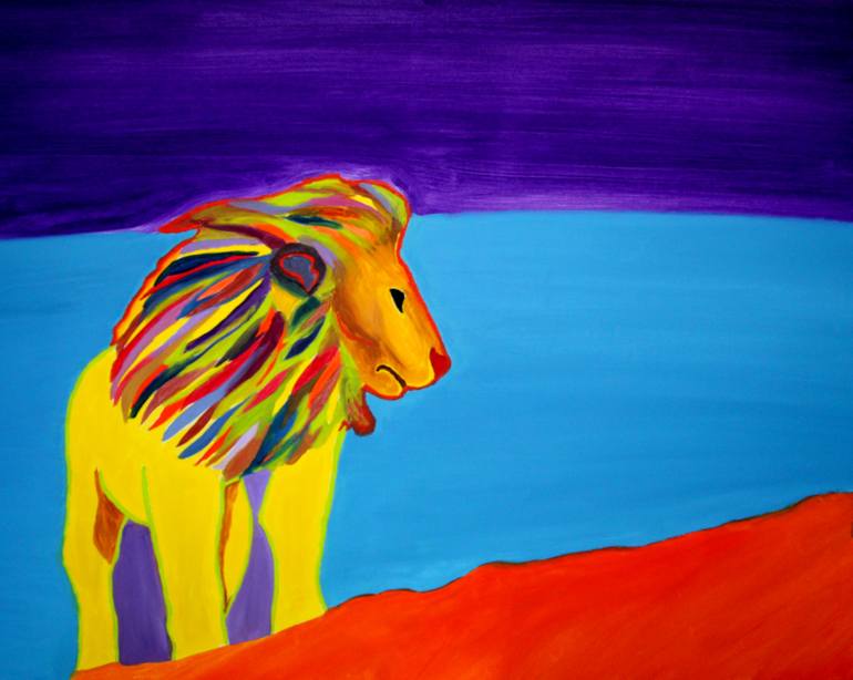 Lion King Painting at PaintingValley.com | Explore collection of Lion