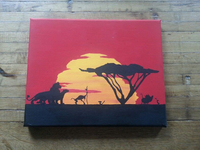 816x612 Awesome Lion King Painting Things I'Ve Made Lions - Lion King Painting