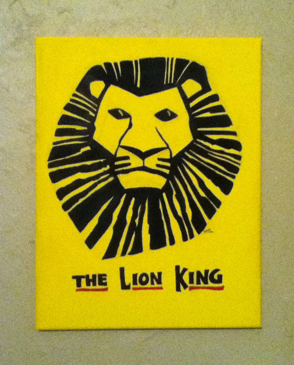 600x746 Gift The Lion King Painting. By Hannahhochart - Lion King Painting